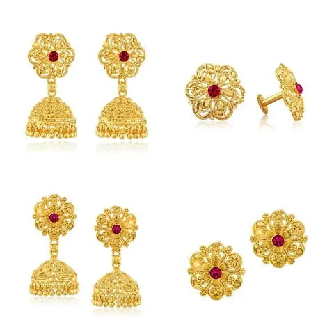 Traditional Designer Ethnic Statement Earrings Combo