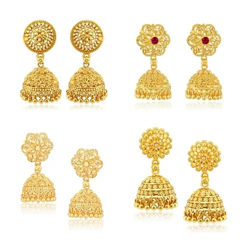 Traditional Designer Ethnic Statement Earrings Combo