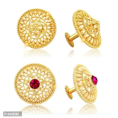Traditional Alloy Gold Plated Earring for Women Combo of 2
