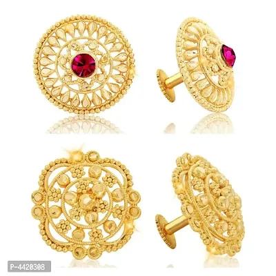 Traditional Alloy Gold Plated Earring for Women Combo of 2