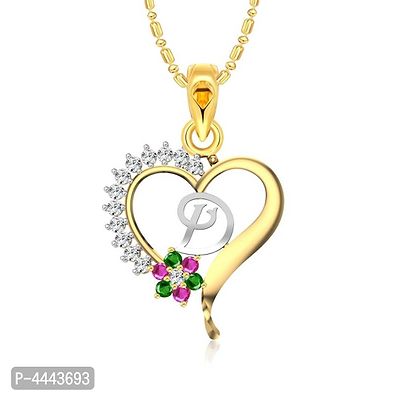 Traditional Flower Heart Pendant with Chain-thumb2