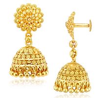 Traditional Gold and Micron Plated Jhumki Earring for Women-thumb1