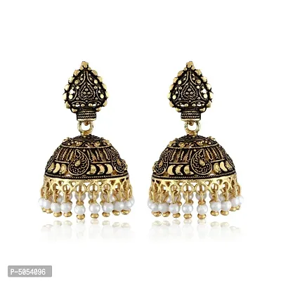 Traditional 1 Gm Gold and Micron Plated Earring for Women and Girls Alloy Drops  Danglers