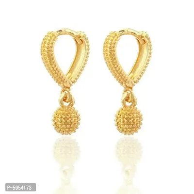 Traditional 1 Gm Gold and Micron Plated Earring for Women and Girls Alloy Drops  Danglers