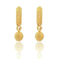 Traditional 1 Gm Gold and Micron Plated Earring for Women and Girls Alloy Drops  Danglers-thumb1