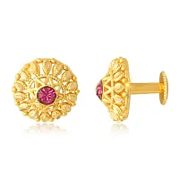 Stud Earring 1 Gm Gold and Micron Plated Stud Earring for Women and Girls Alloy Stud Earring-thumb2