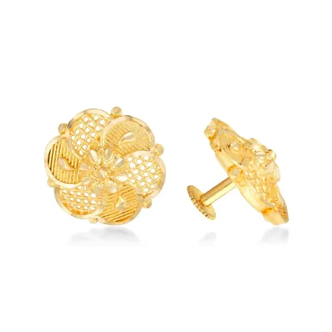 Stud Earring 1 Gm Gold and Micron Plated Stud Earrings