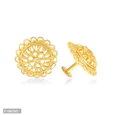 Stud Earring 1 Gm Gold and Micron Plated Stud Earring for Women and Girls Alloy Stud Earring