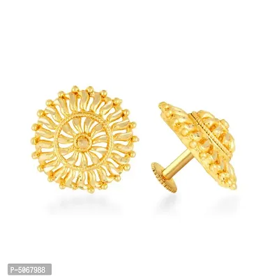 Stud Earring 1 Gm Gold and Micron Plated Stud Earring for Women and Girls Alloy Stud Earring-thumb0