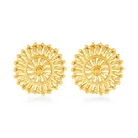 Stud Earring 1 Gm Gold and Micron Plated Stud Earring for Women and Girls Alloy Stud Earring-thumb1