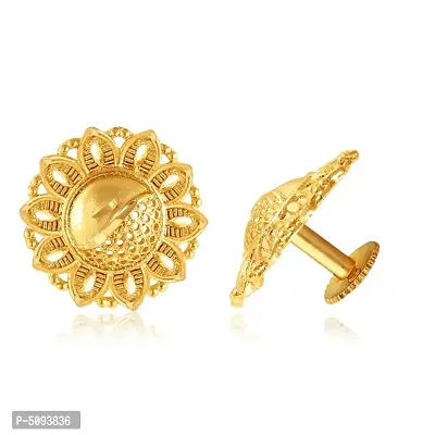 Traditional wear South Screw back alloy Gold Plated Stud Earring for Women and Girls Alloy Stud Earring-thumb0