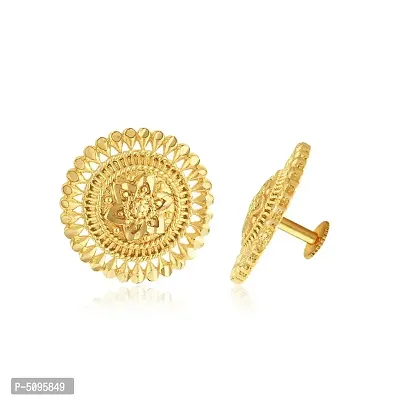 Traditional wear South Screw back alloy Gold Plated Stud Earring for Women and Girls Alloy Stud Earring