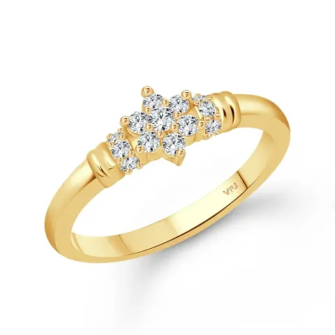 Trendy Designer Alloy American Diamond Statement Ring