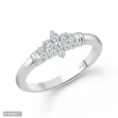 Incredible Rhodium Plated CZ Ring for Women-thumb0