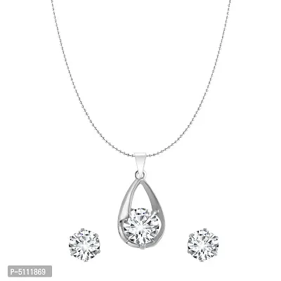 Alloy Rhodium Jewel Set&nbsp;&nbsp;(Silver)-thumb0