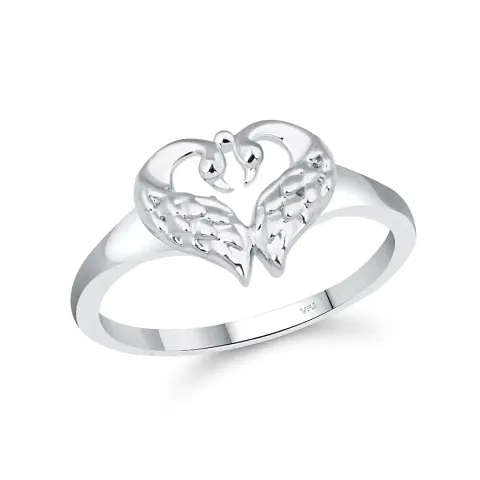 Stylish Silver Plated Alloy Ring For Women & Girl