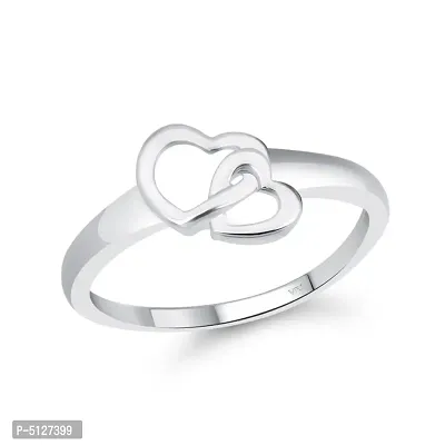 Stylish Silver Plated Alloy Ring For Women  Girl