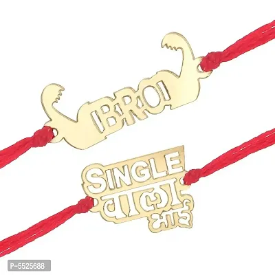 This Bro Fancy and Single Wala Bhai Rakhi for Lovely Brother (pack of 2)-thumb0