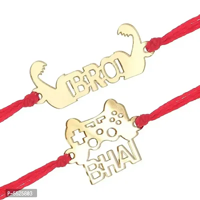 This Bro Fancy and Gaming wala Bhai Rakhi for Lovely Brother (pack of 2)-thumb0