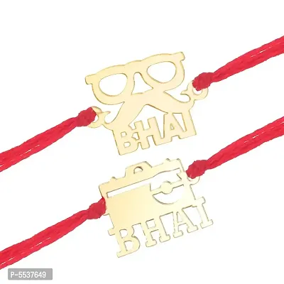 This Dashing wala Bhai and Camera wala Bhai Fancy Rakhi for Lovely Brother  (pack of 2)-thumb0