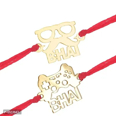 This Dashing wala Bhai and Gaming wala Bhai Fancy Rakhi for Lovely Brother (pack of 2)-thumb0