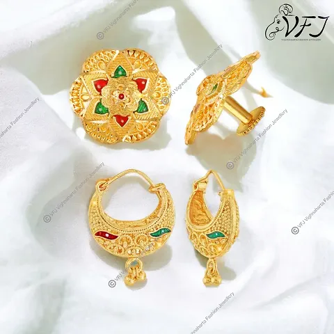 Elegant Earrings for Women - 2 Pair