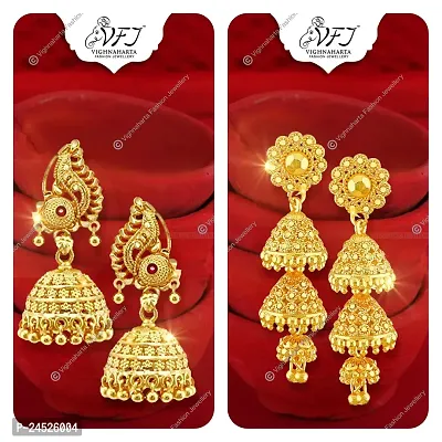 Elegant Earrings for Women - 2 Pair-thumb0