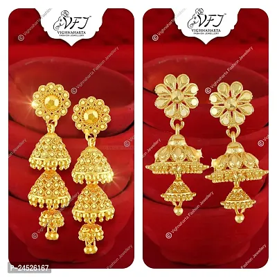 Elegant Earrings for Women - 2 Pair-thumb0