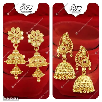 Elegant Earrings for Women - 2 Pair