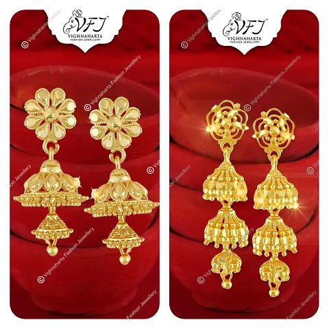 Elegant Earrings for Women - 2 Pair