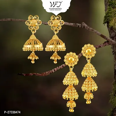 Elegant Earrings for Women Pack of 2 Pair