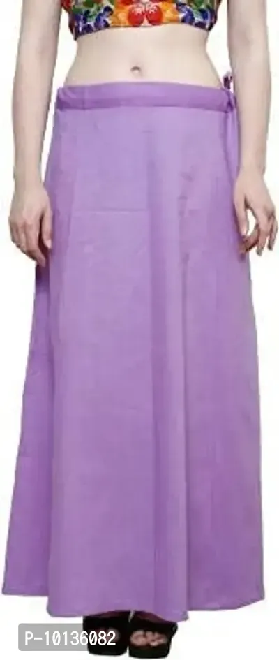 LCB Women's Cotton Saree Petticoat (Pack of 1) - Sky Blue - XXL
