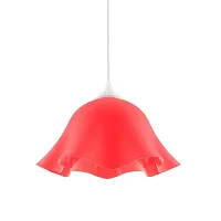 Myy Brand Modern Plastic Round Hanging Lamp Shade For Stylish Home D?cor (Flower Red (4)-thumb4