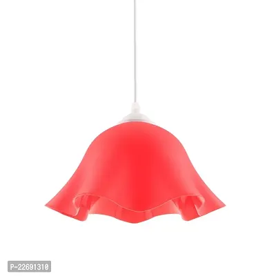 Myy Brand Modern Plastic Round Hanging Lamp Shade For Stylish Home D?cor (Flower Red (4)-thumb5