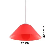 Myy Brand Modern Plastic Round Hanging Lamp Shade For Stylish Home D?cor (Plain Yellow (2)-thumb3