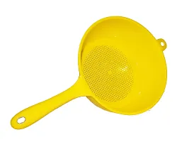 Myy Brand Home and Kitchen Multipurpose Usage Plastic Juice Strainer Sieve Filter 2 psc (Yellow)-thumb4