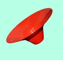 Myy Brand Modern Plastic Round Hanging Lamp Shade For Stylish Home D?cor (Plain Red (4)-thumb4