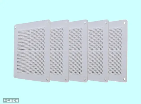 Myy Brand Wall Air Ventilation Hole Closer Mosquito Net Dust Controller White 5 psc