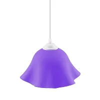 Myy Brand Modern Plastic Round Hanging Lamp Shade For Stylish Home D?cor (Flower Multi Color (3)-thumb2