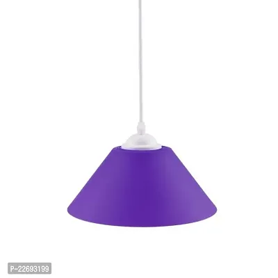 Myy Brand Modern Plastic Round Hanging Lamp Shade For Stylish Home D?cor (Plain Multi Color (3)-thumb3