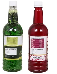 Navkar Paan|betel Leaf  Rose|Gulab Syrup Sharbat Pack Of 2 (750 ml Each)-thumb2