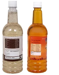 Navkar White Rose  Chandan|Sandalwood Syrup Sharbat Pack Of 2 (750 ml Each)-thumb2