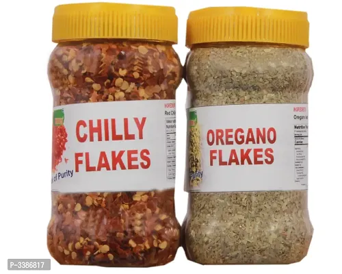 Ridies Combo Of Red Chilly Flakes - 100g + Oregano Flakes - 100g-Price Incl.Shipping-thumb0