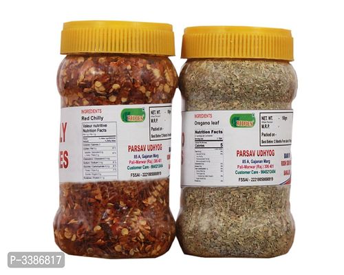 Ridies Combo Of Red Chilly Flakes - 100g + Oregano Flakes - 100g-Price Incl.Shipping-thumb2