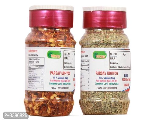 Ridies Combo Of Red Chilly Flakes - 40g + Oregano Flakes - 40g-Price Incl.Shipping-thumb2