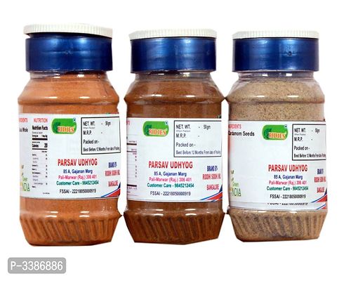 Ridies Combo of Cassia Powder (Dal Chini ) ,50g + Clove Powder (Laung) ,50g + Cardamom Powder Flakes (Elachi ) ,50g-thumb2