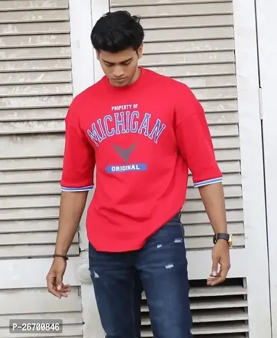 Extra Large Tees for Men: MIchiganRED