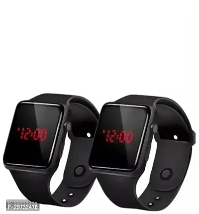 New Digital  Watches for Unisex Pack of 2-thumb0