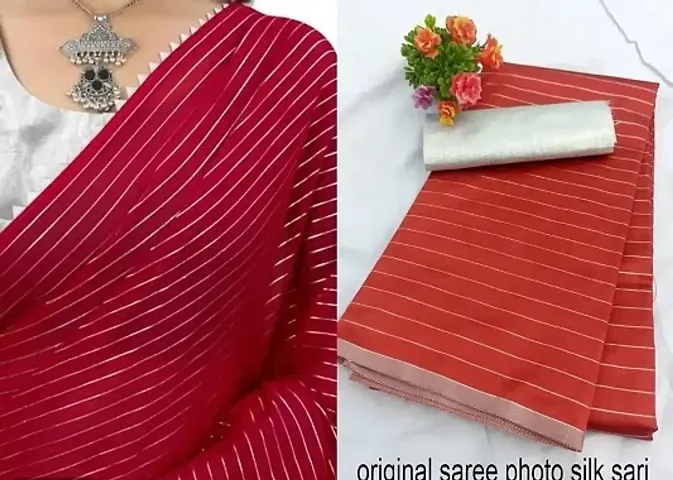 Stunning Chanderi Cotton Sarees with Blouse Piece