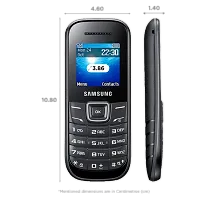 Samsung Guru 1200 GT-E1200 (153MB, FM Radio, Black)-thumb1